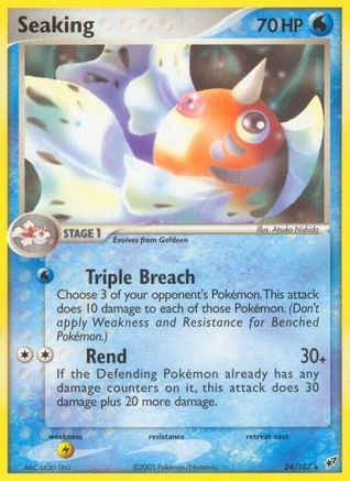 Seaking (24/107) (Stamped) [EX: Deoxys] - Trinity Hobby