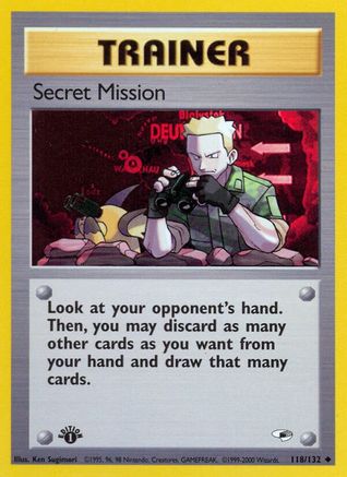 Secret Mission (118/132) [Gym Heroes Unlimited] - Trinity Hobby