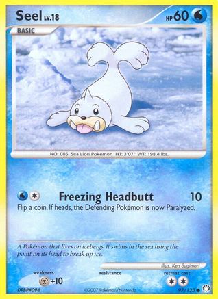 Seel (97/123) [Diamond & Pearl: Mysterious Treasures] - Trinity Hobby