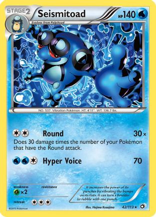 Seismitoad (42/113) [Black & White: Legendary Treasures] - Trinity Hobby