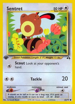 Sentret (63/75) [Neo Discovery 1st Edition] - Trinity Hobby
