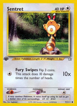 Sentret (71/111) [Neo Genesis 1st Edition] - Trinity Hobby