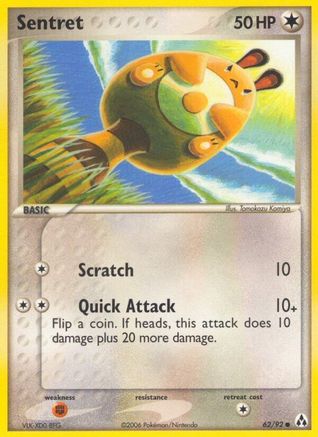 Sentret (62/92) (Stamped) [EX: Legend Maker] - Trinity Hobby