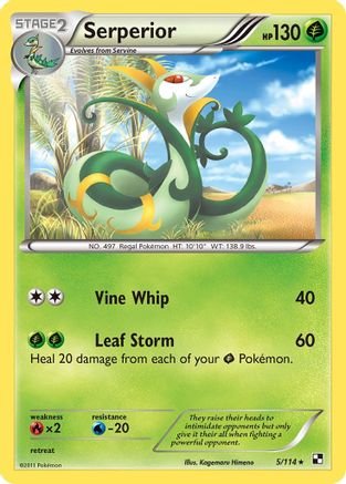 Serperior (5/114) [Black & White: Base Set] - Trinity Hobby