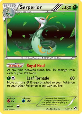 Serperior (6/114) [Black & White: Base Set] - Trinity Hobby