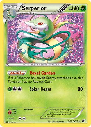 Serperior (RC3/RC25) [Black & White: Legendary Treasures] - Trinity Hobby