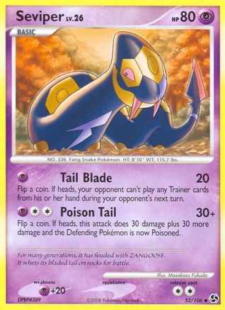 Seviper (52/106) [Diamond & Pearl: Great Encounters] - Trinity Hobby