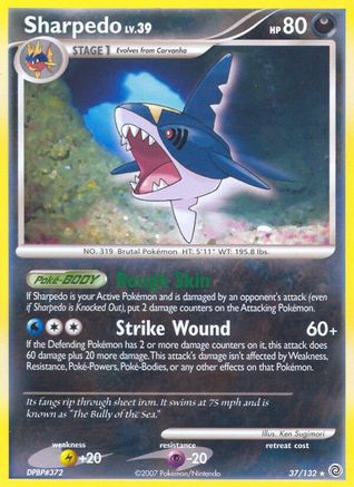Sharpedo (37/132) [Diamond & Pearl: Secret Wonders] - Trinity Hobby