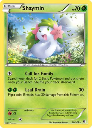 Shaymin (10/149) [Black & White: Boundaries Crossed] - Trinity Hobby