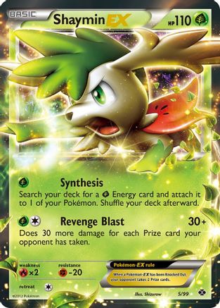 Shaymin EX (5/99) [Black & White: Next Destinies] - Trinity Hobby