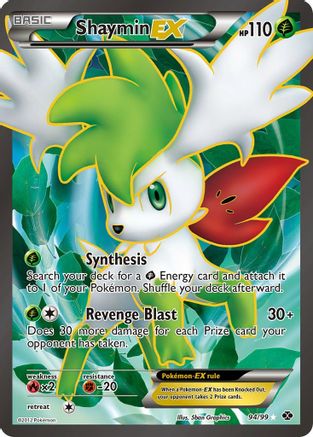 Shaymin EX (94/99) [Black & White: Next Destinies] - Trinity Hobby