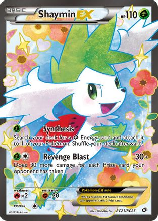Shaymin EX (RC21/RC25) [Black & White: Legendary Treasures] - Trinity Hobby