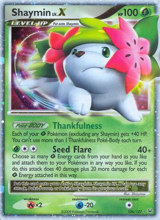 Shaymin LV.X (126/127) [Platinum: Base Set] - Trinity Hobby