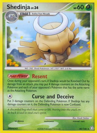 Shedinja (40/146) [Diamond & Pearl: Legends Awakened] - Trinity Hobby