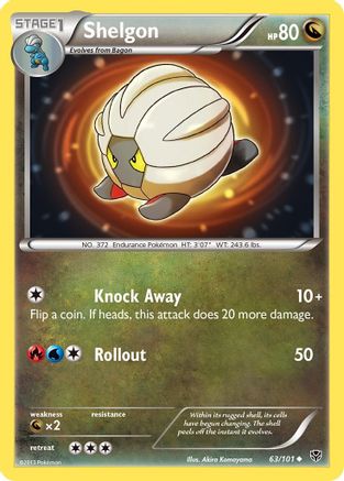 Shelgon (63/101) [Black & White: Plasma Blast] - Trinity Hobby