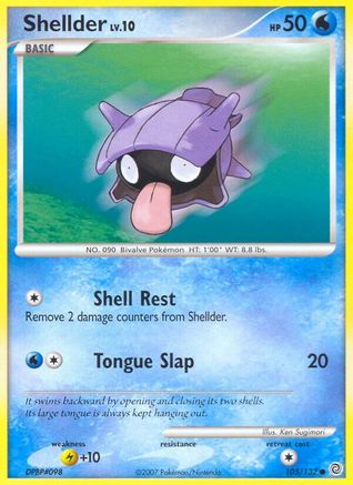 Shellder (105/132) [Diamond & Pearl: Secret Wonders] - Trinity Hobby