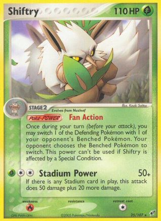 Shiftry (25/107) (Stamped) [EX: Deoxys] - Trinity Hobby