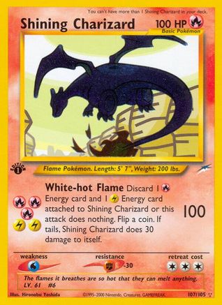 Shining Charizard (107/105) [Neo Destiny Unlimited] - Trinity Hobby