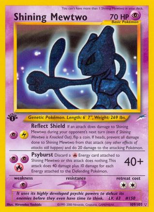 Shining Mewtwo (109/105) [Neo Destiny Unlimited] - Trinity Hobby