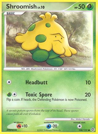 Shroomish (108/132) [Diamond & Pearl: Secret Wonders] - Trinity Hobby