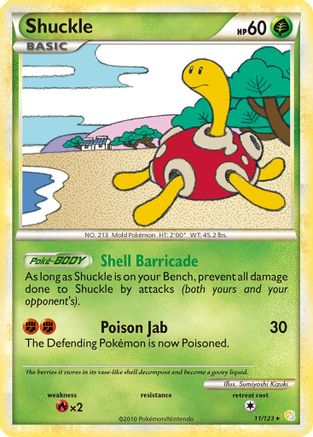 Shuckle (11/123) [HeartGold & SoulSilver: Base Set] - Trinity Hobby