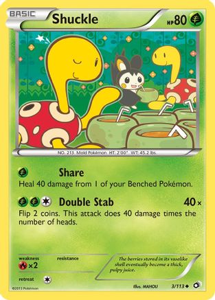 Shuckle (3/113) [Black & White: Legendary Treasures] - Trinity Hobby