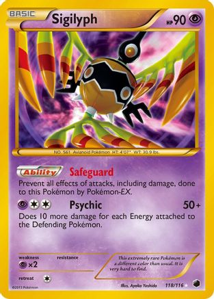 Sigilyph (118/116) [Black & White: Plasma Freeze] - Trinity Hobby