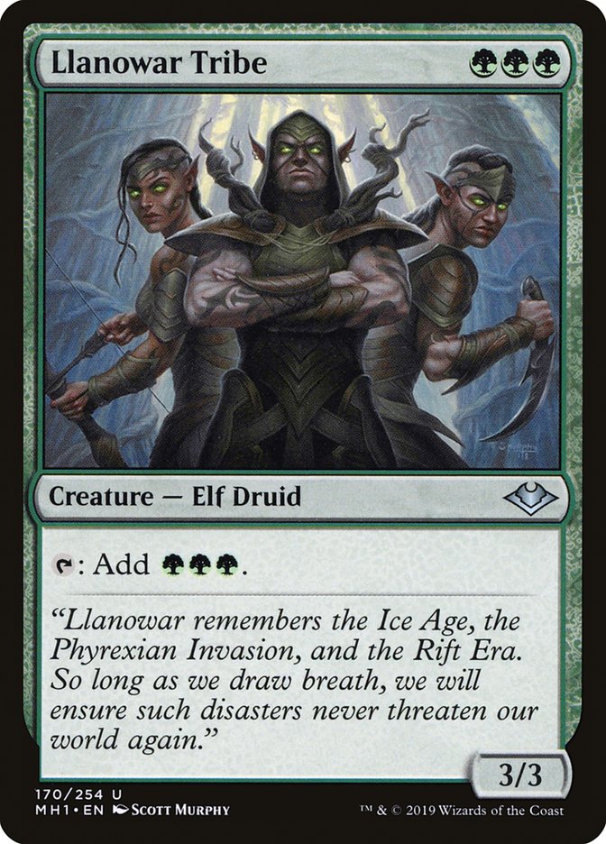 Llanowar Tribe [Modern Horizons] - Trinity Hobby