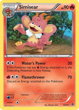 Simisear (19/98) [Black & White: Emerging Powers] - Trinity Hobby