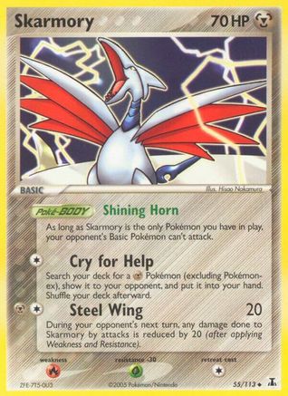 Skarmory (55/113) (Stamped) [EX: Delta Species] - Trinity Hobby