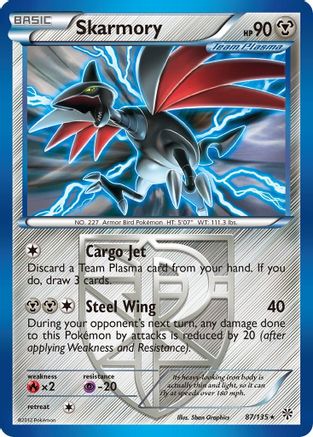 Skarmory (87/135) [Black & White: Plasma Storm] - Trinity Hobby