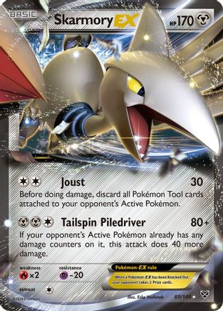 Skarmory EX (80/146) [XY: Base Set] - Trinity Hobby