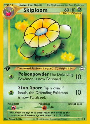 Skiploom (49/111) [Neo Genesis 1st Edition] - Trinity Hobby