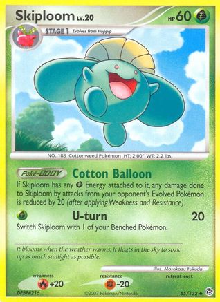 Skiploom (65/132) [Diamond & Pearl: Secret Wonders] - Trinity Hobby