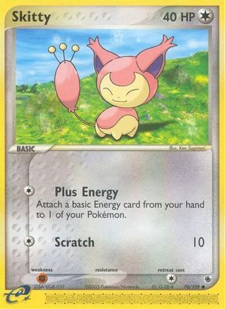 Skitty (70/109) [EX: Ruby & Sapphire] - Trinity Hobby