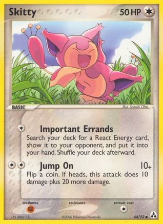 Skitty (64/92) (Stamped) [EX: Legend Maker] - Trinity Hobby