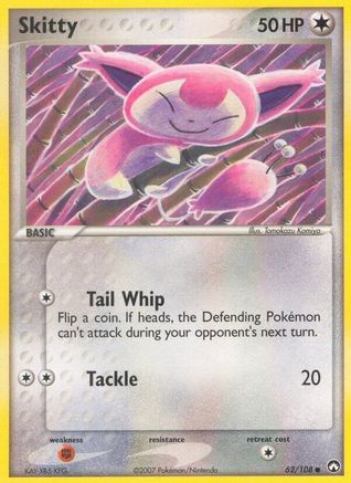 Skitty (62/108) (Stamped) [EX: Power Keepers] - Trinity Hobby