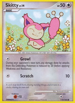 Skitty (119/146) [Diamond & Pearl: Legends Awakened] - Trinity Hobby