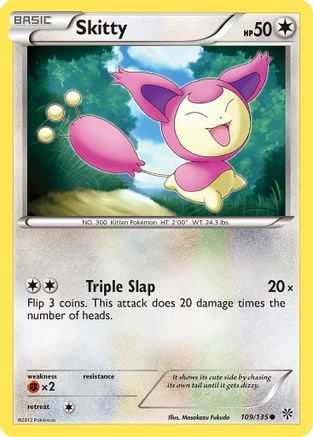 Skitty (109/135) [Black & White: Plasma Storm] - Trinity Hobby