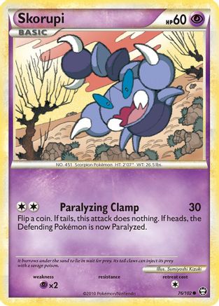 Skorupi (76/102) [HeartGold & SoulSilver: Triumphant] - Trinity Hobby