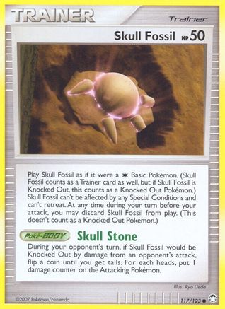 Skull Fossil (117/123) [Diamond & Pearl: Mysterious Treasures] - Trinity Hobby