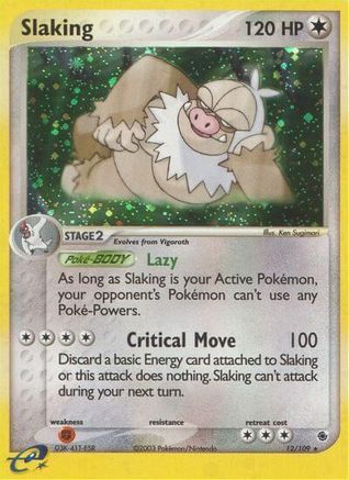 Slaking (12/109) [EX: Ruby & Sapphire] - Trinity Hobby