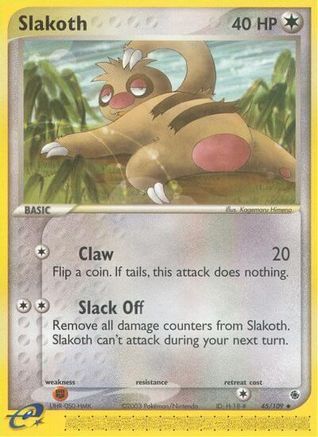Slakoth (45/109) [EX: Ruby & Sapphire] - Trinity Hobby
