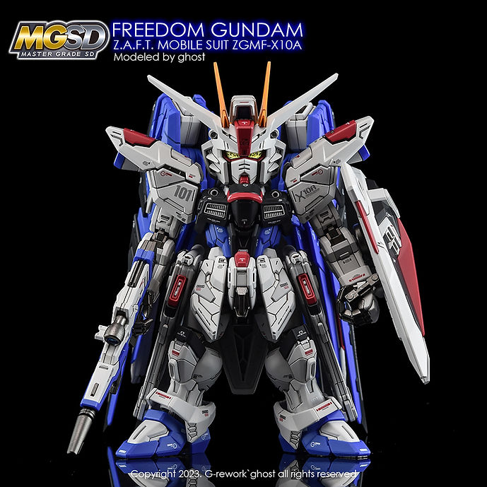 G-rework [MGSD] FREEDOM GUNDAM Water Decal - Trinity Hobby
