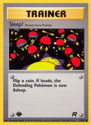 Sleep! (79/82) [Team Rocket 1st Edition] - Trinity Hobby