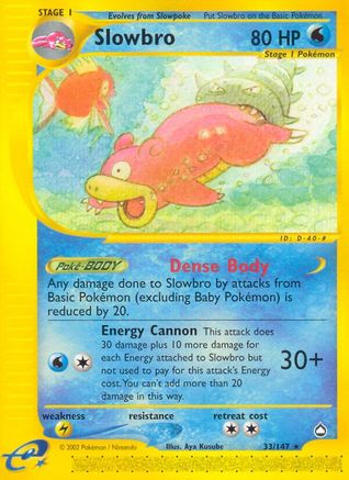 Slowbro (33/147) [Aquapolis] - Trinity Hobby