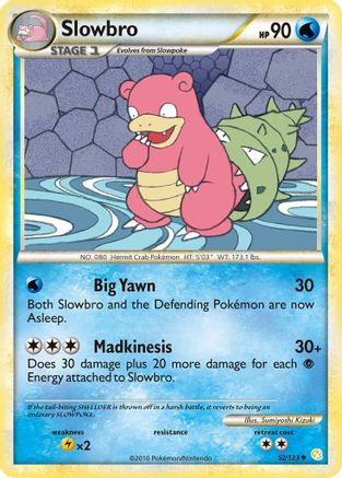 Slowbro (52/123) [HeartGold & SoulSilver: Base Set] - Trinity Hobby