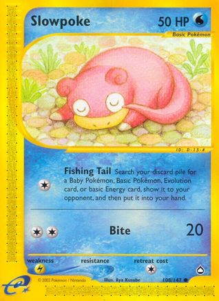 Slowpoke (108/147) [Aquapolis] - Trinity Hobby