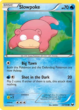 Slowpoke (23/108) [Black & White: Dark Explorers] - Trinity Hobby