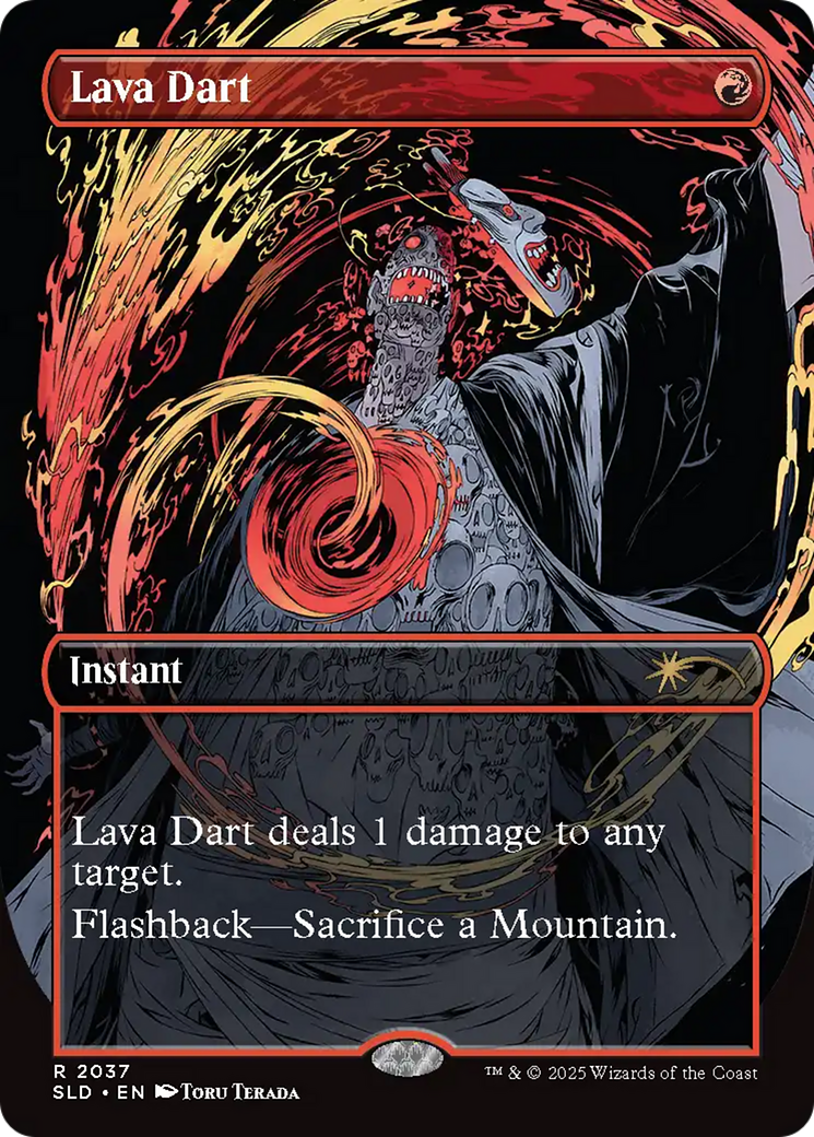 Lava Dart  [Foil]  (SLD-2037) - [Secret Lair Drop] (Borderless) - Trinity Hobby